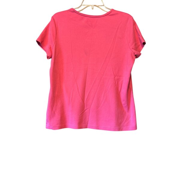 Croft&Barrow Pink Pull Over Top Size Large Talbot Paisley Bermuda Shorts Size 8 - Picture 4 of 15